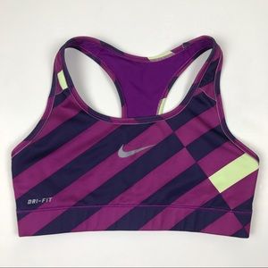 Nike Dri Fit Racerback Printed Sports Bra